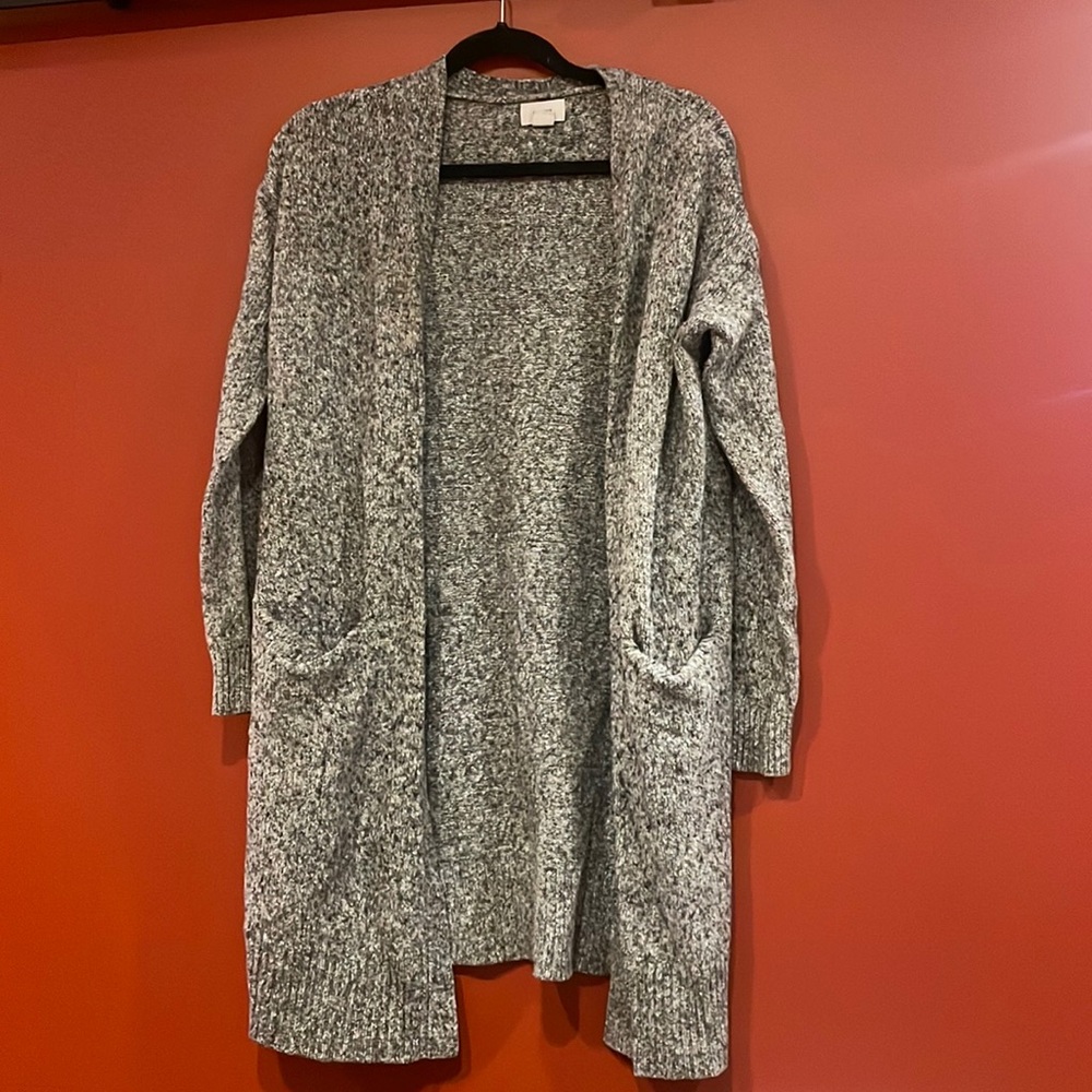 Old Navy Grey Long Cardigan
